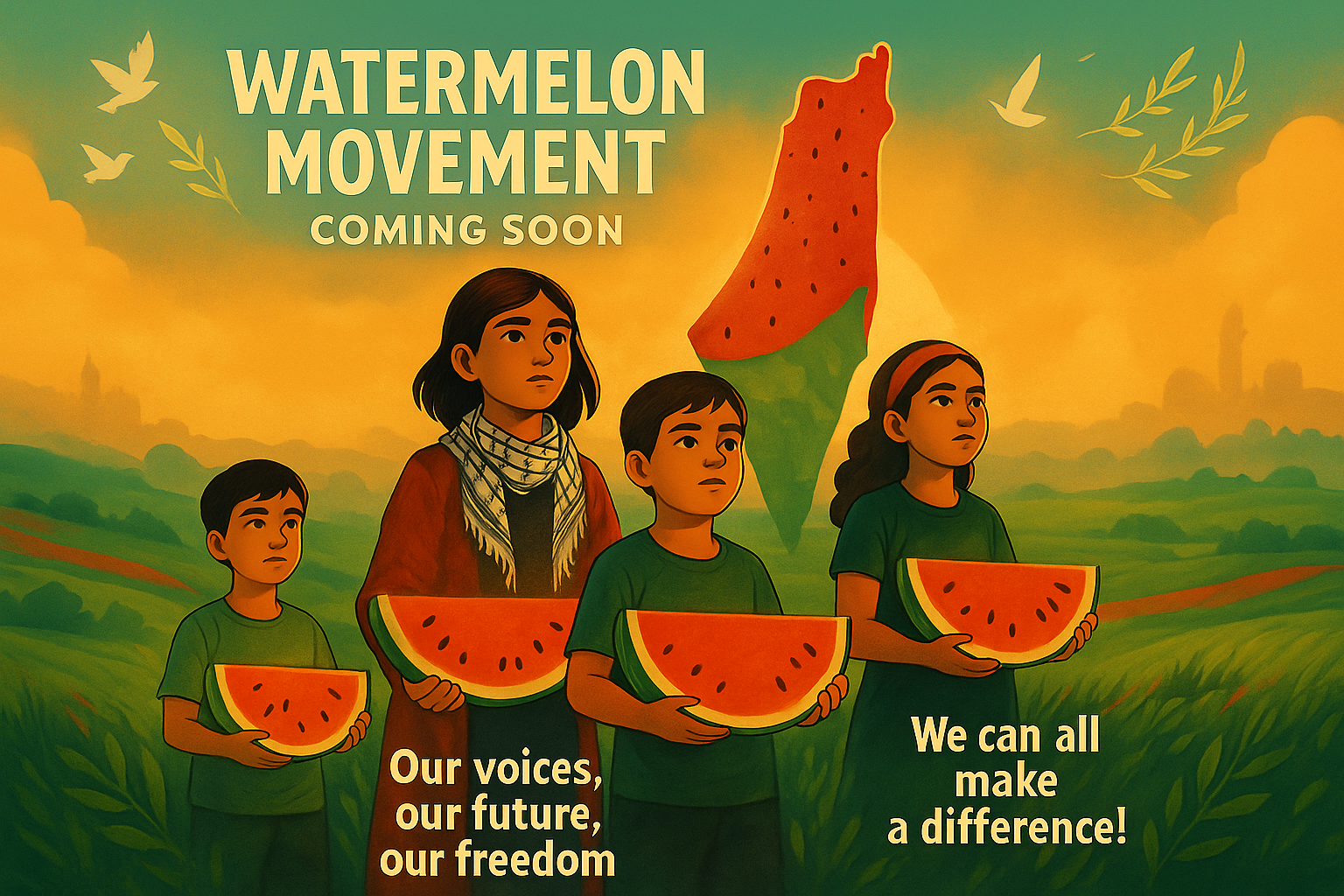 Watermelon Movement Background